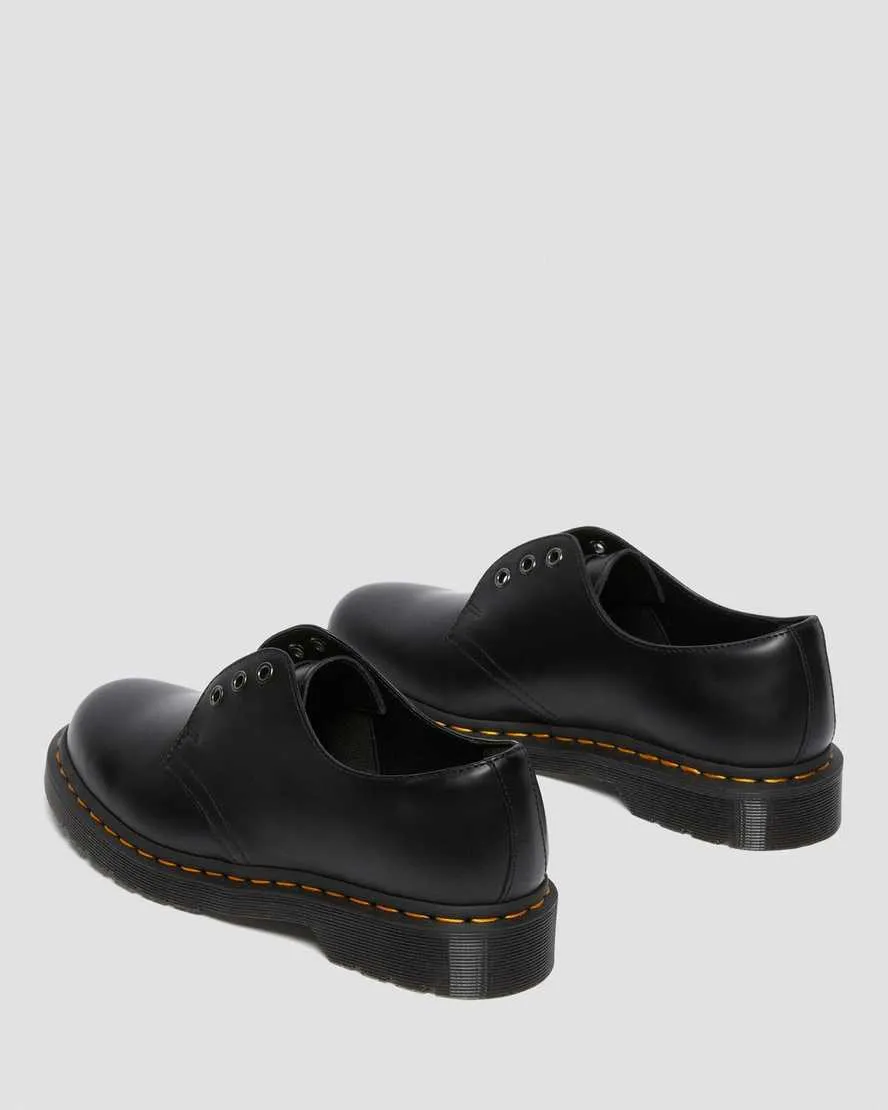 1461 Els Black Smooth Leather Oxford Shoes
