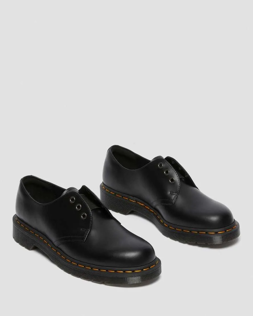 1461 Els Black Smooth Leather Oxford Shoes