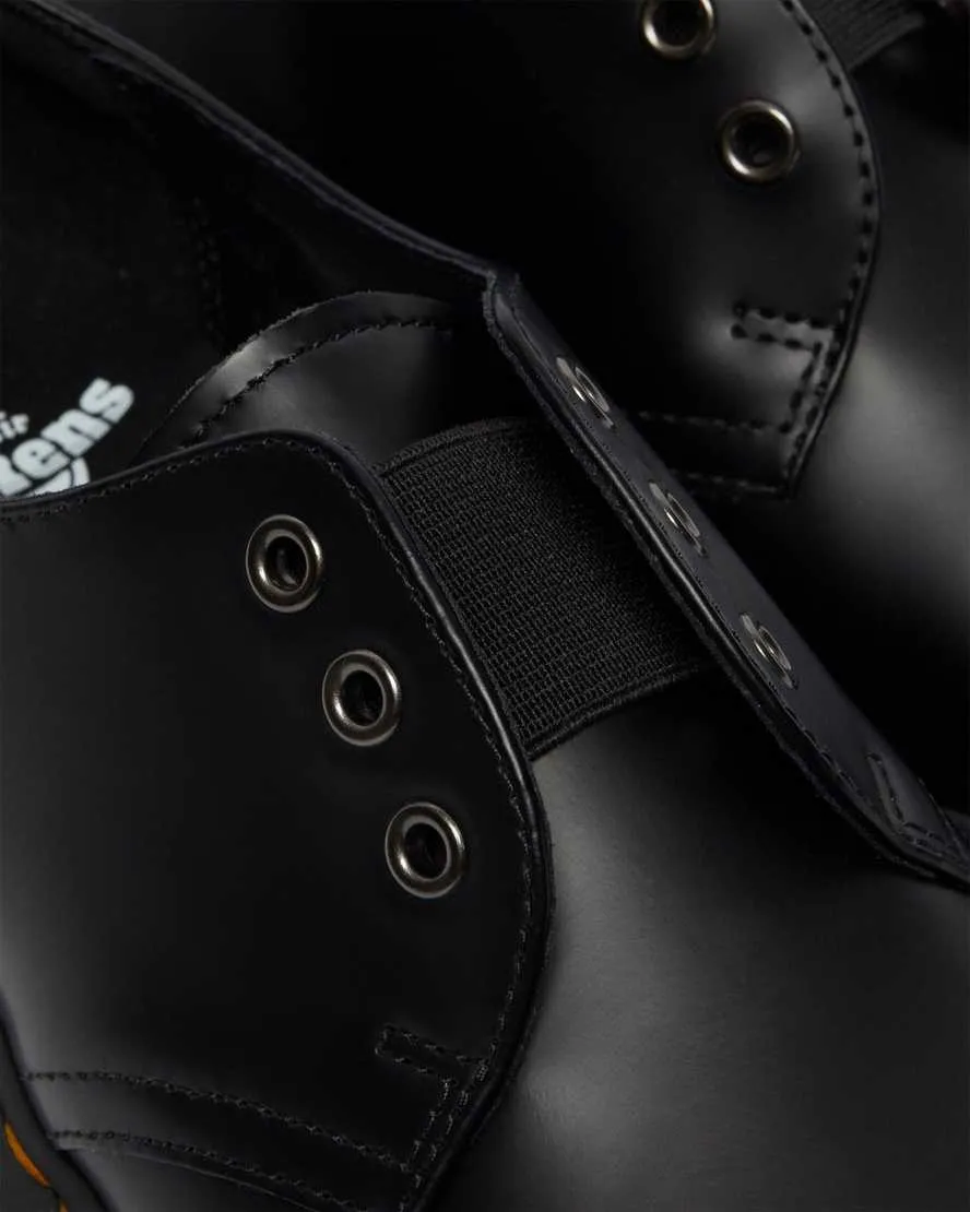 1461 Els Black Smooth Leather Oxford Shoes