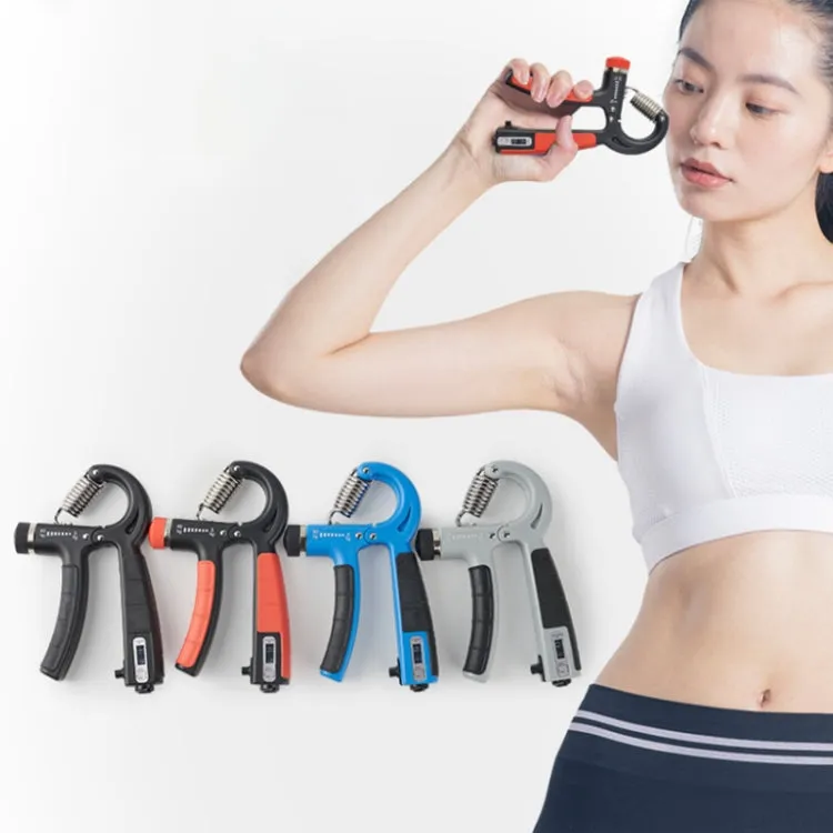 5-60KG Adjustable Grip Strength Wrist Fitness Exerciser All Black