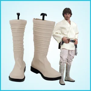 A New Hope Luke Skywalker Cosplay Shoes Boots Custom Made