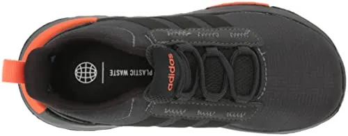 adidas Racer TR21 Running Shoe, Carbon/Black/Semi Impact Orange, 5 US Unisex Big Kid