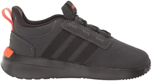 adidas Racer TR21 Running Shoe, Carbon/Black/Semi Impact Orange, 5 US Unisex Big Kid