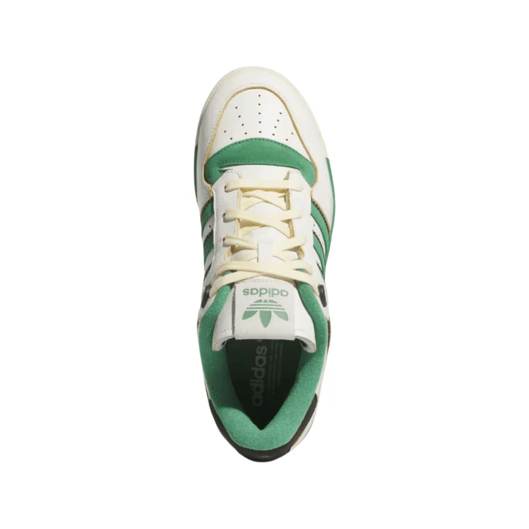 Adidas Rivalry 86 Low Shoes - Cloud White / Preloved Green / Easy Yellow