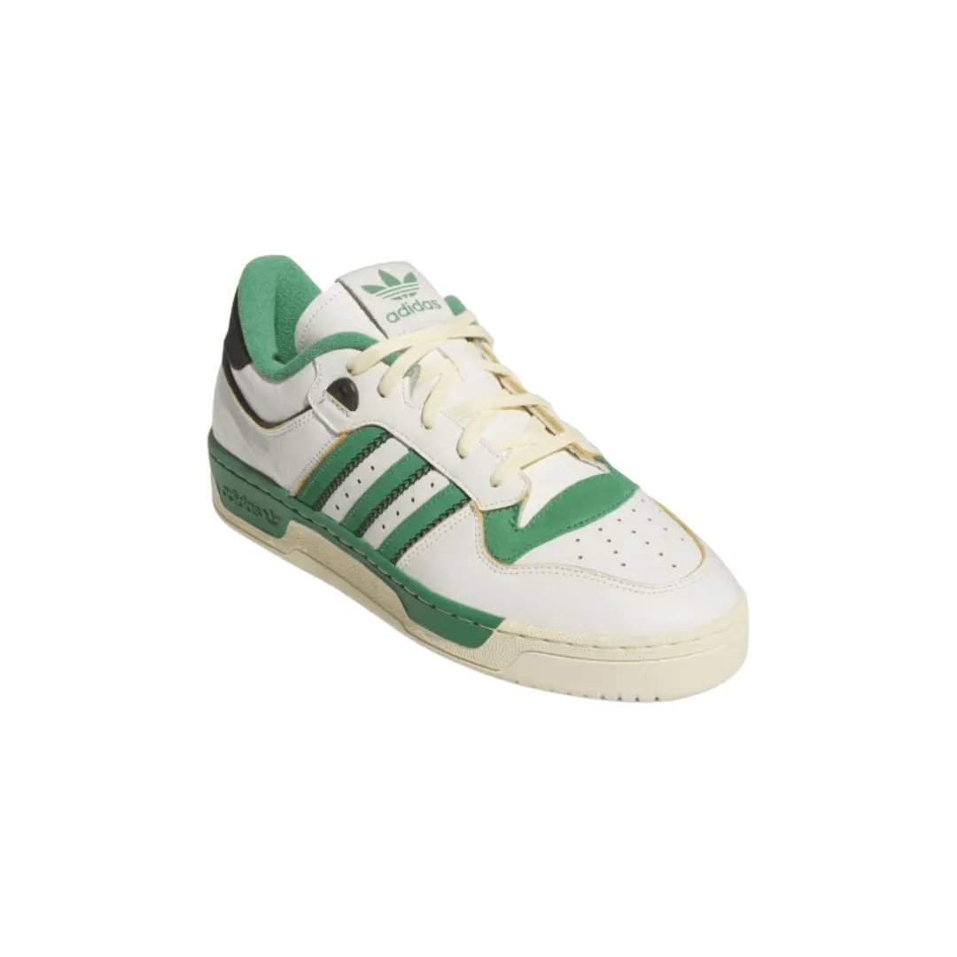 Adidas Rivalry 86 Low Shoes - Cloud White / Preloved Green / Easy Yellow