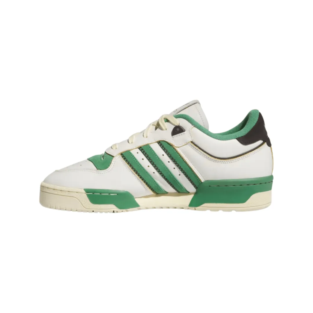 Adidas Rivalry 86 Low Shoes - Cloud White / Preloved Green / Easy Yellow