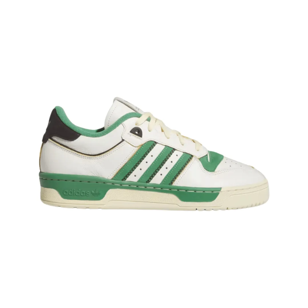 Adidas Rivalry 86 Low Shoes - Cloud White / Preloved Green / Easy Yellow