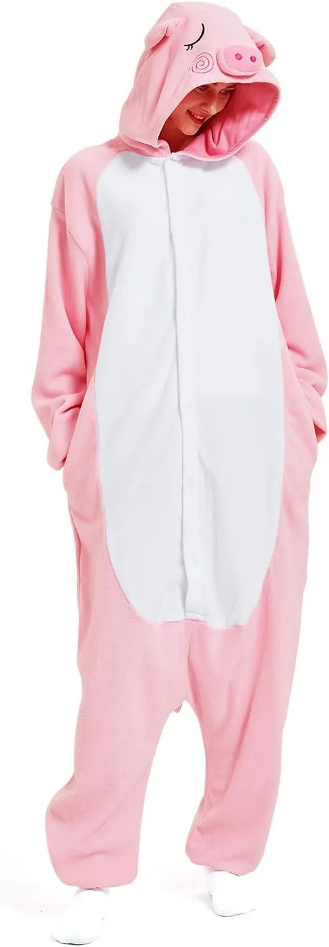 Animal Women/Men Pajamas Adult Costume Halloween Cosplay Christmas  Sleepwear