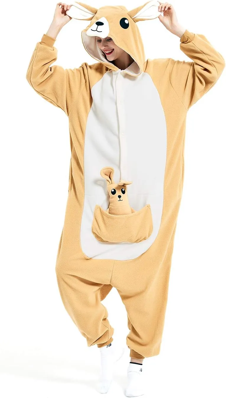 Animal Women/Men Pajamas Adult Costume Halloween Cosplay Christmas  Sleepwear