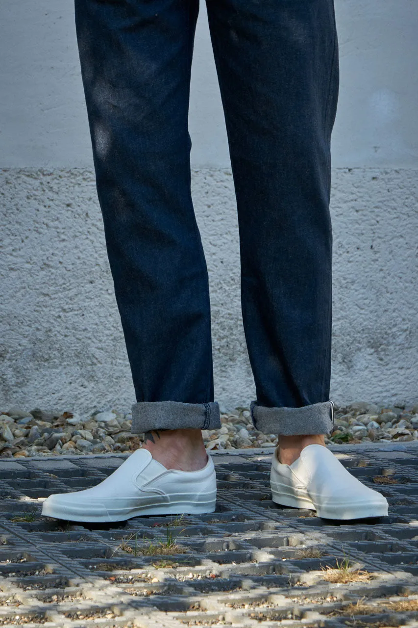 Asahi Deck Slip-On All White