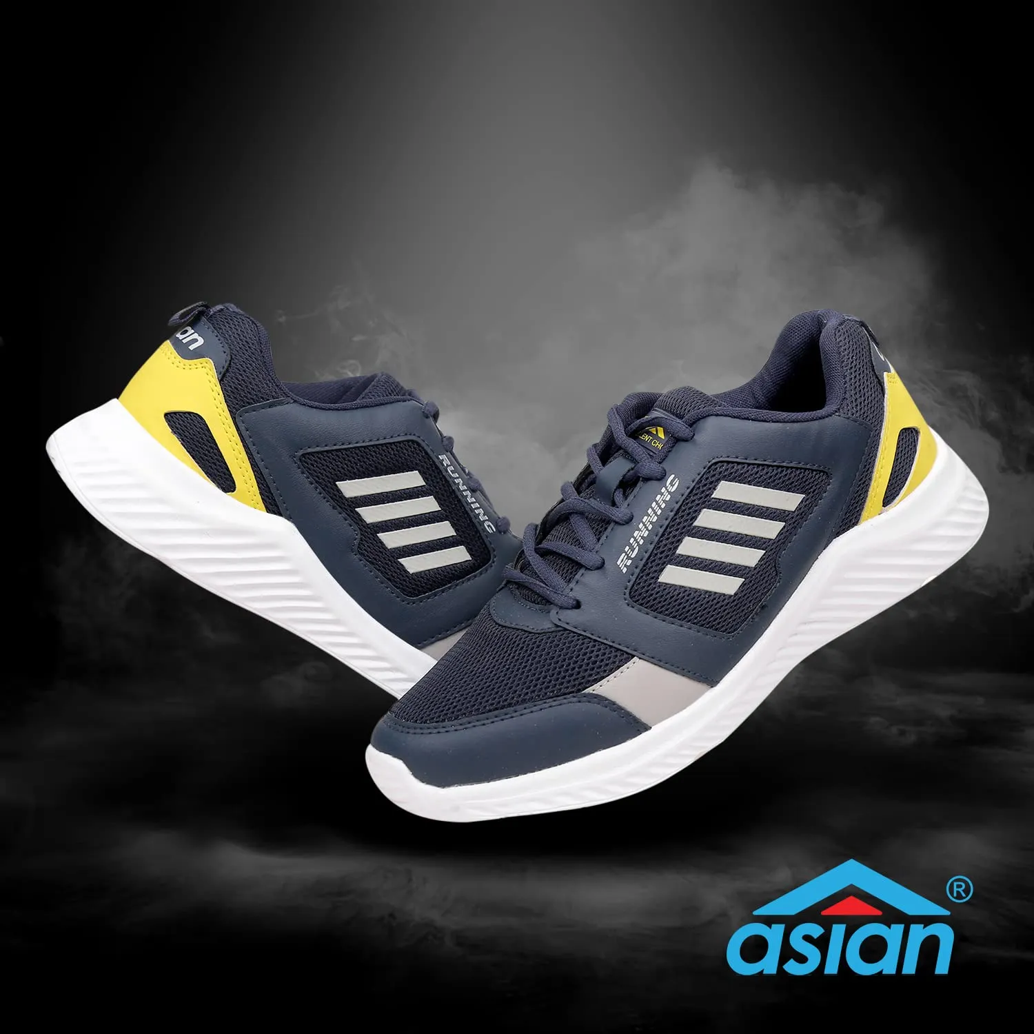 ASIAN Wonder-13 Pro Running, Walking, Gym Lightweight Eva Sole with Extra Jump Sneaker Shoes for Men & Boys 9 UK