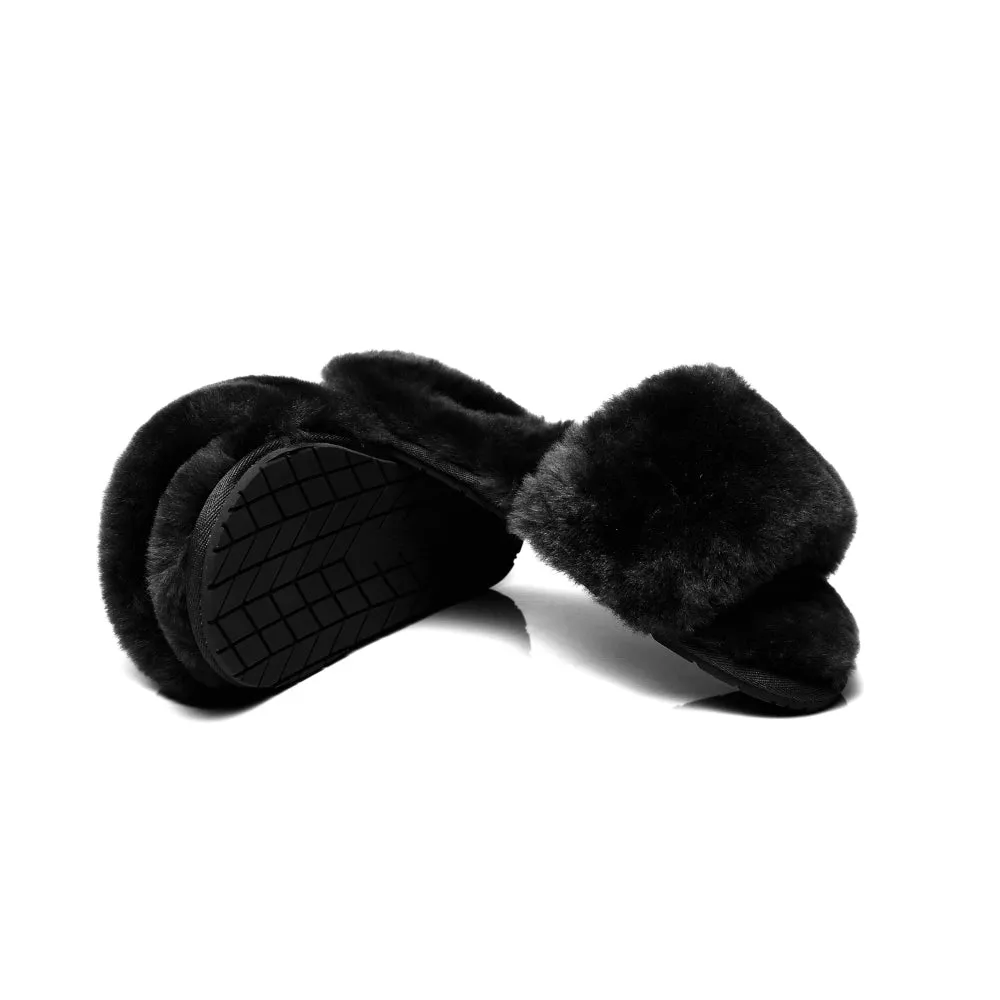 Australian Shepherd® Slipper Fluffy Slides Nala