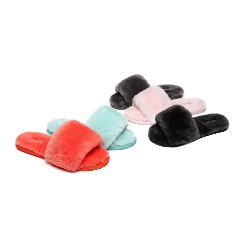 Australian Shepherd® Slipper Fluffy Slides Nala