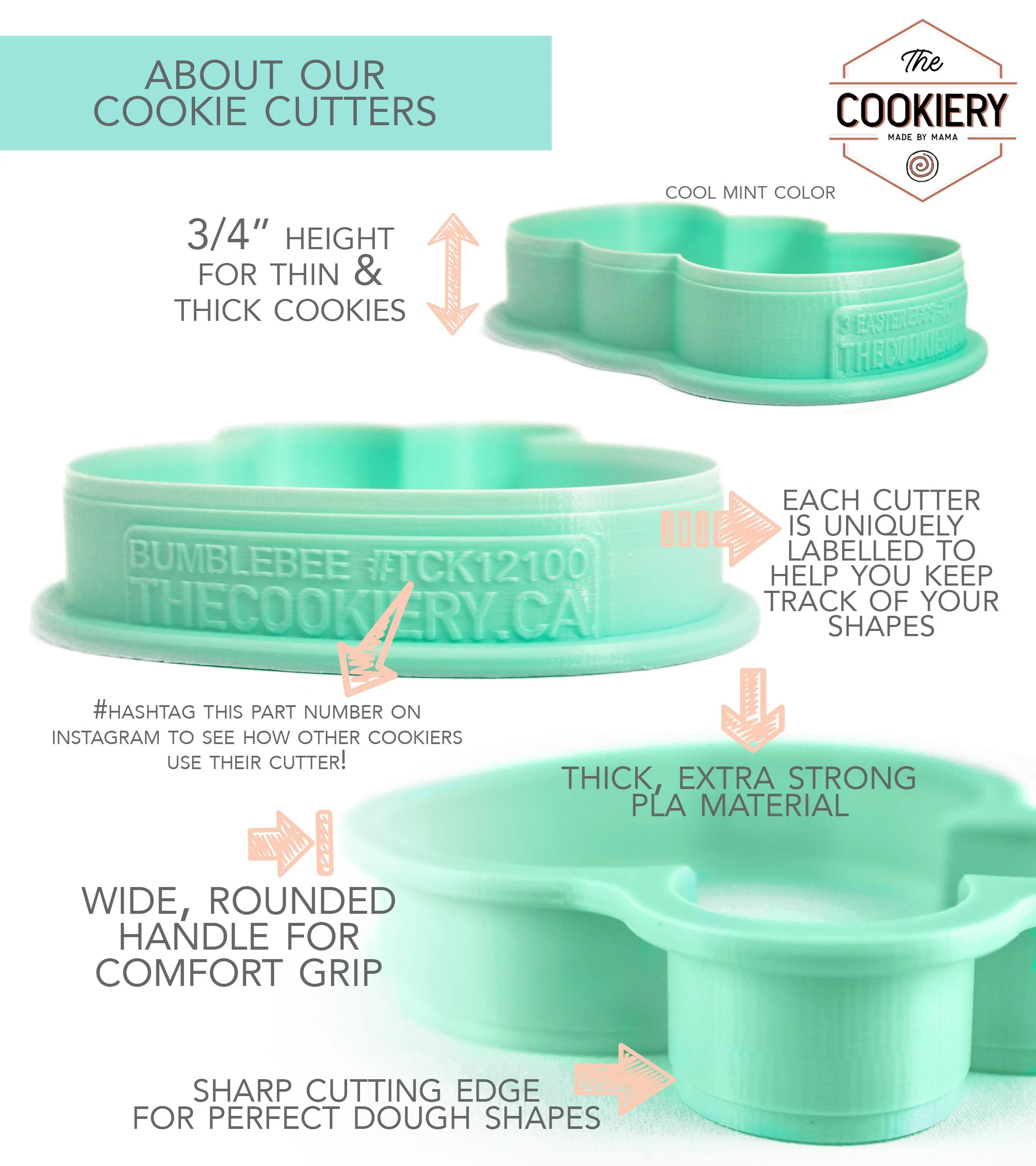 Ballet Shoes Cookie Cutter - Ballet Pointe Shoes Cutter - Ballerina Cookies - 3D Printed Cookie Cutter - TCK64100