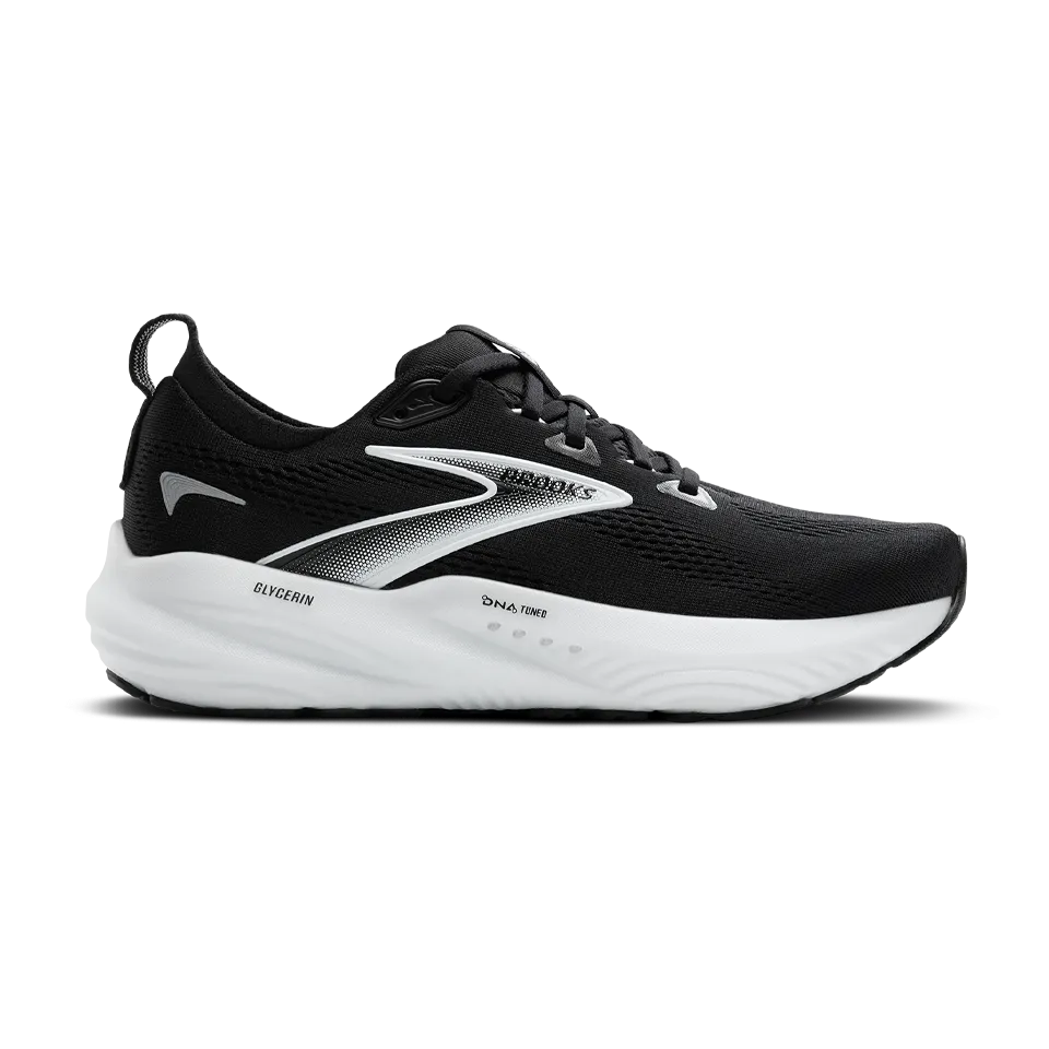 Brooks Men's Glycerin 22 2E Width Black/Grey/White