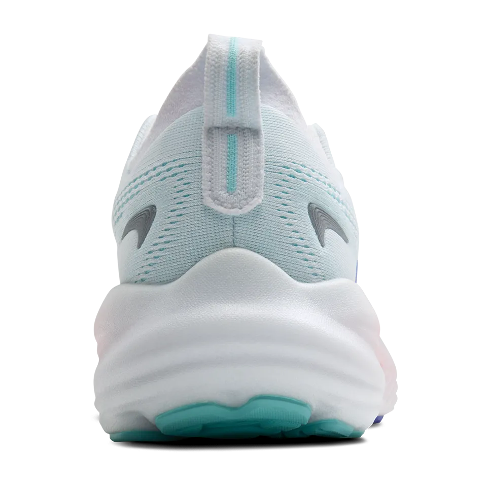 Brooks Women's Glycerin 22 B Width White/Limpet Shell/Amparo Blue