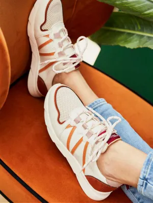 Chamois Women's Recycled Vegan Leather Sneakers | Dawn