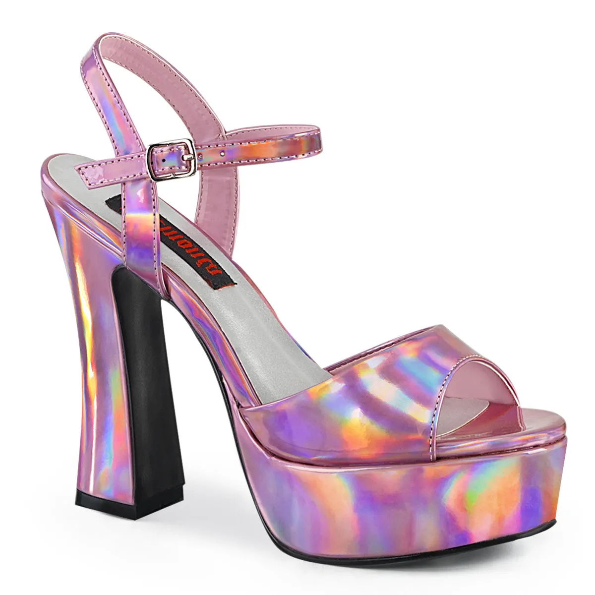 Chunky 5-inch Heel Ankle Strap Shoe 4-colors DOLLY-09