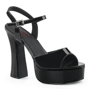 Chunky 5-inch Heel Ankle Strap Shoe 4-colors DOLLY-09