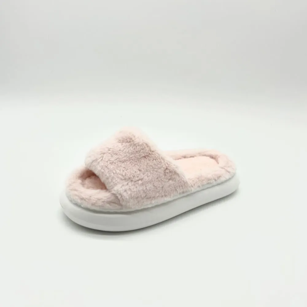 Chunky Slippers in Pink