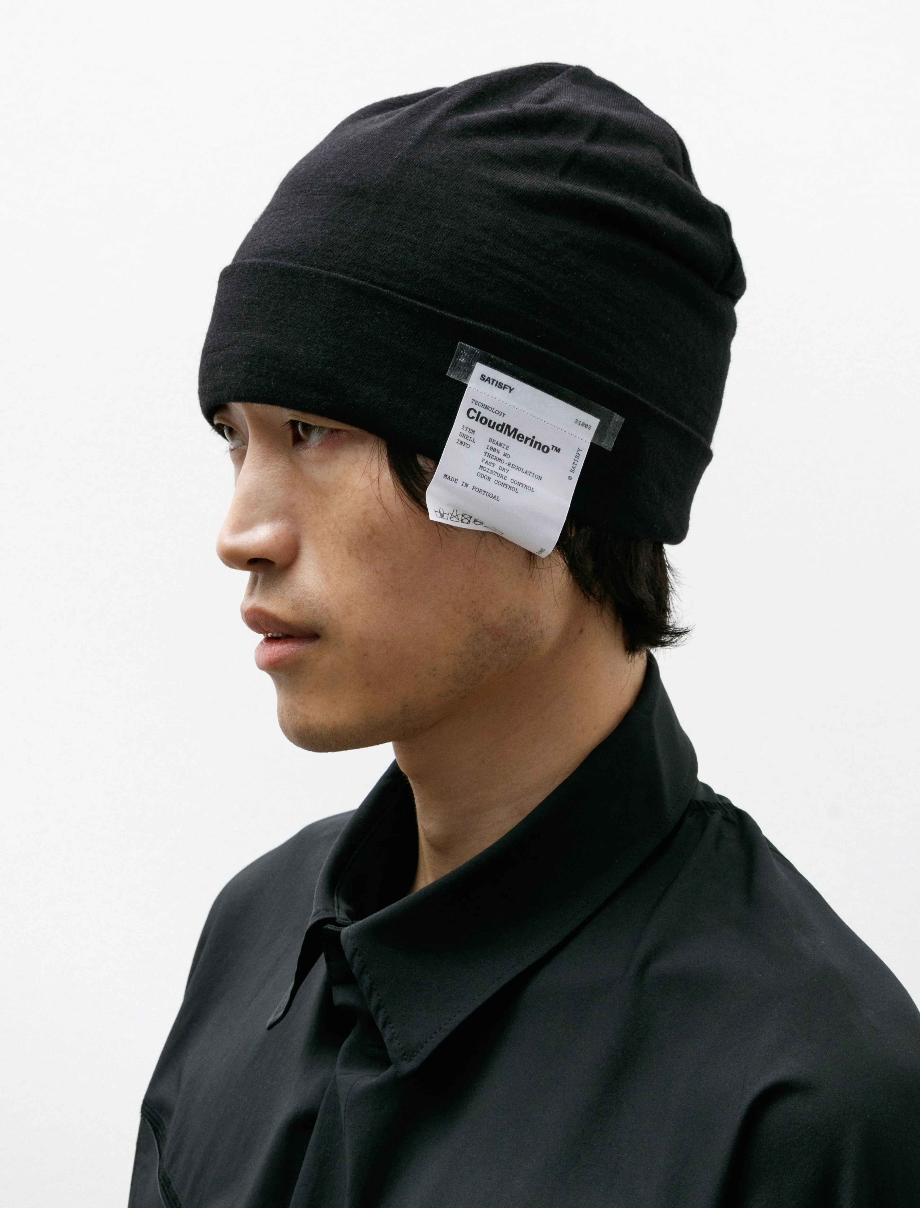 CloudMerino Beanie Black