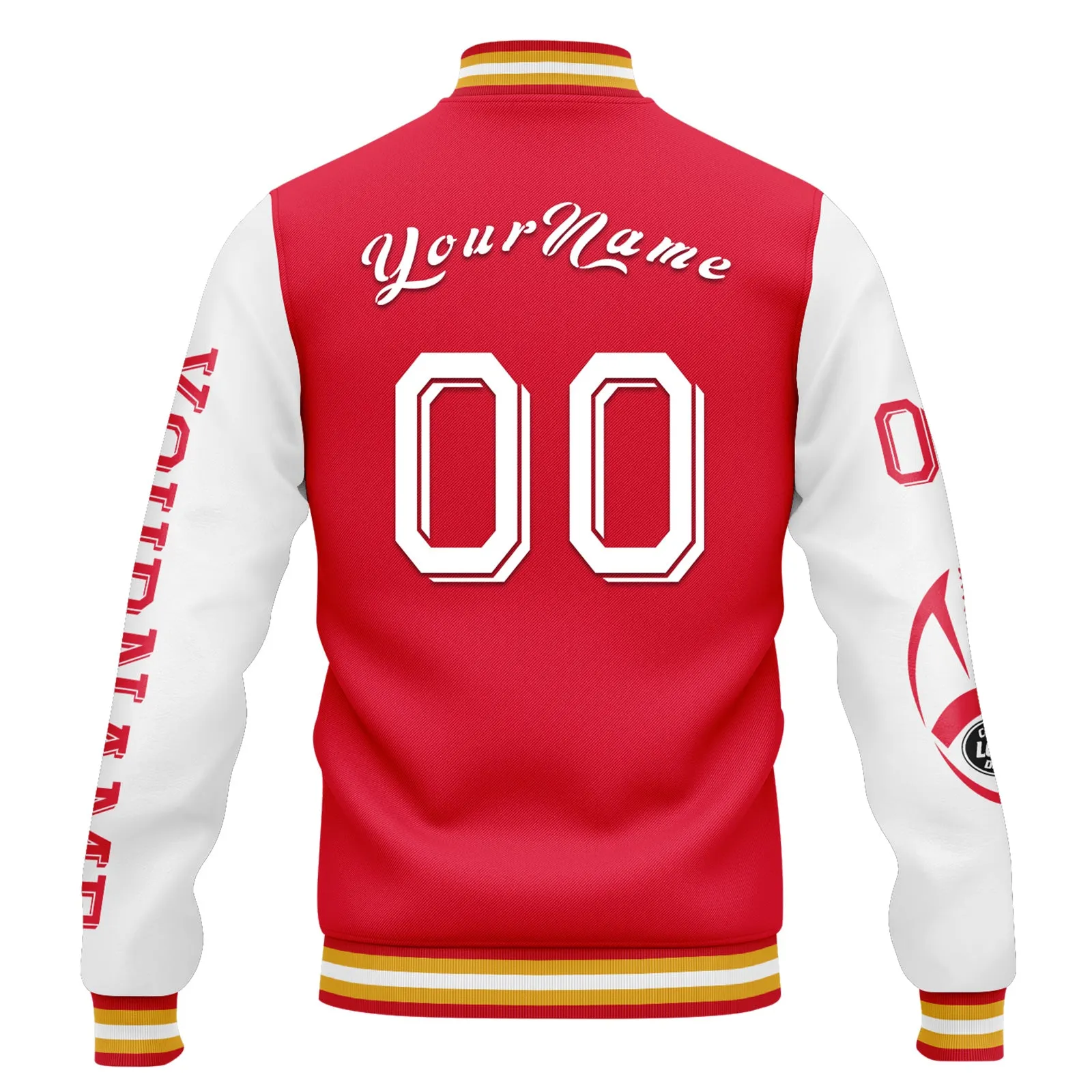 Custom Red White Black Kansas City Jacket and Sports Shoes Combo Offer Personalized Combo ZH-D020294-18