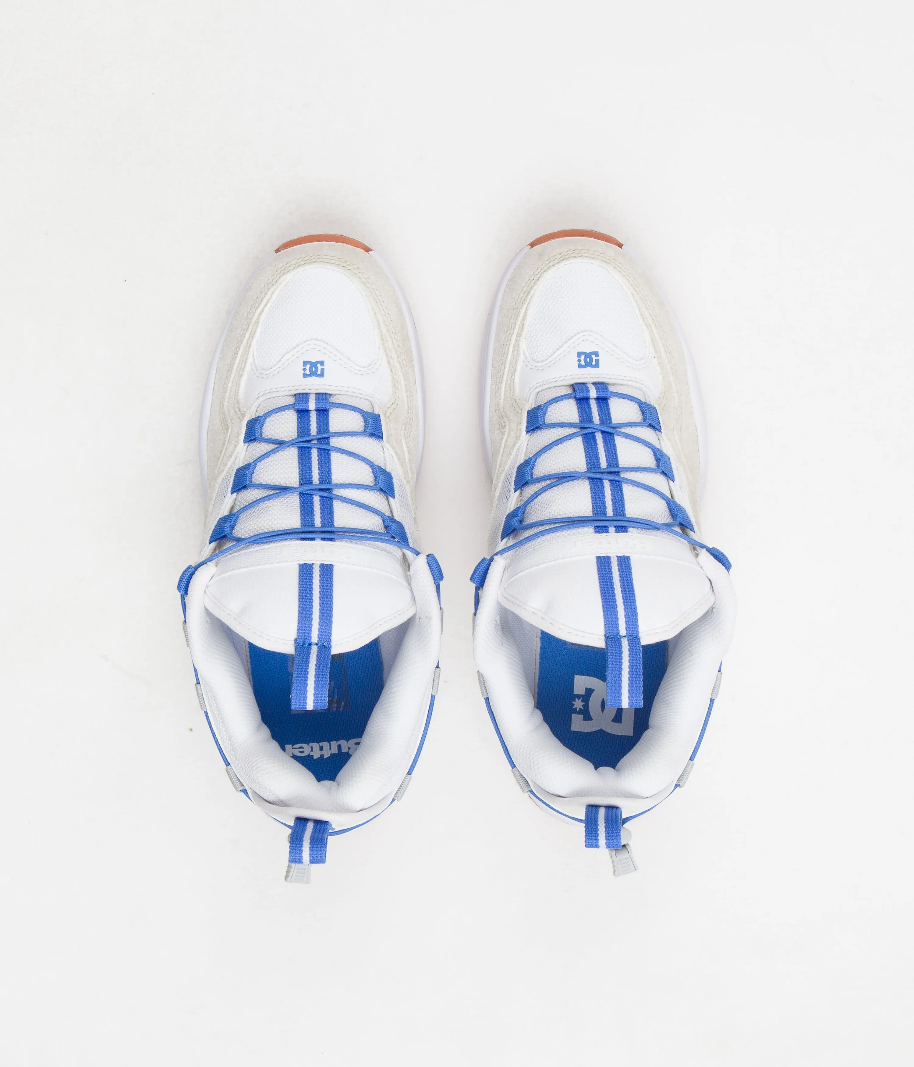 DC x Butter Goods Kalis OG Shoes - White / Blue