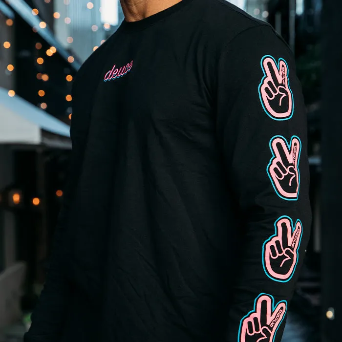 Deuce Peace Long Sleeve Shirt | Miami Vice