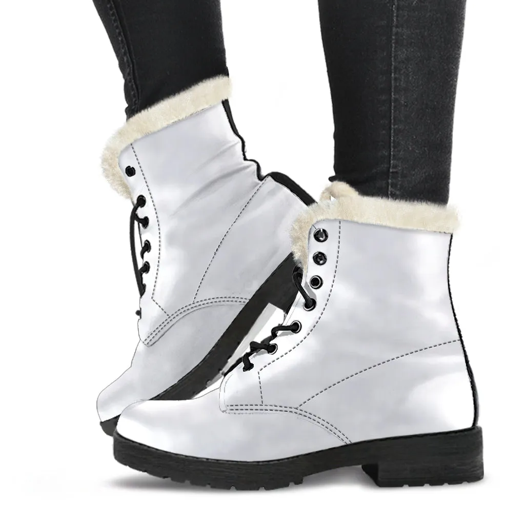 DIY Custom Faux Fur Leather Boot