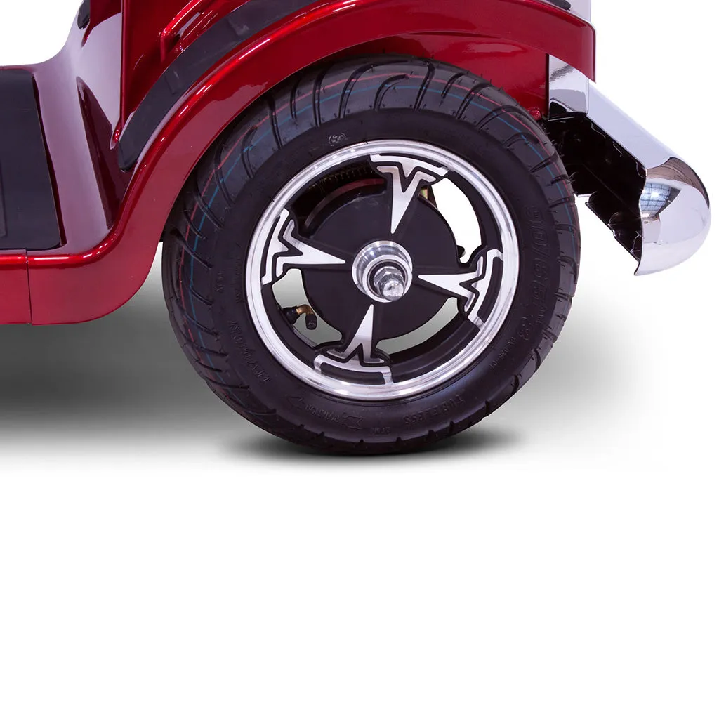 E-Wheels EW-VINTAGE 48V 700W 4-Wheel Mobility Scooter - Vintage Red