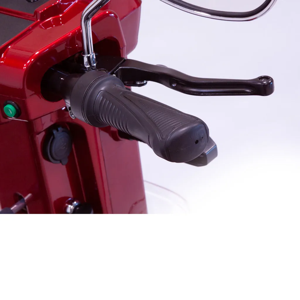 E-Wheels EW-VINTAGE 48V 700W 4-Wheel Mobility Scooter - Vintage Red