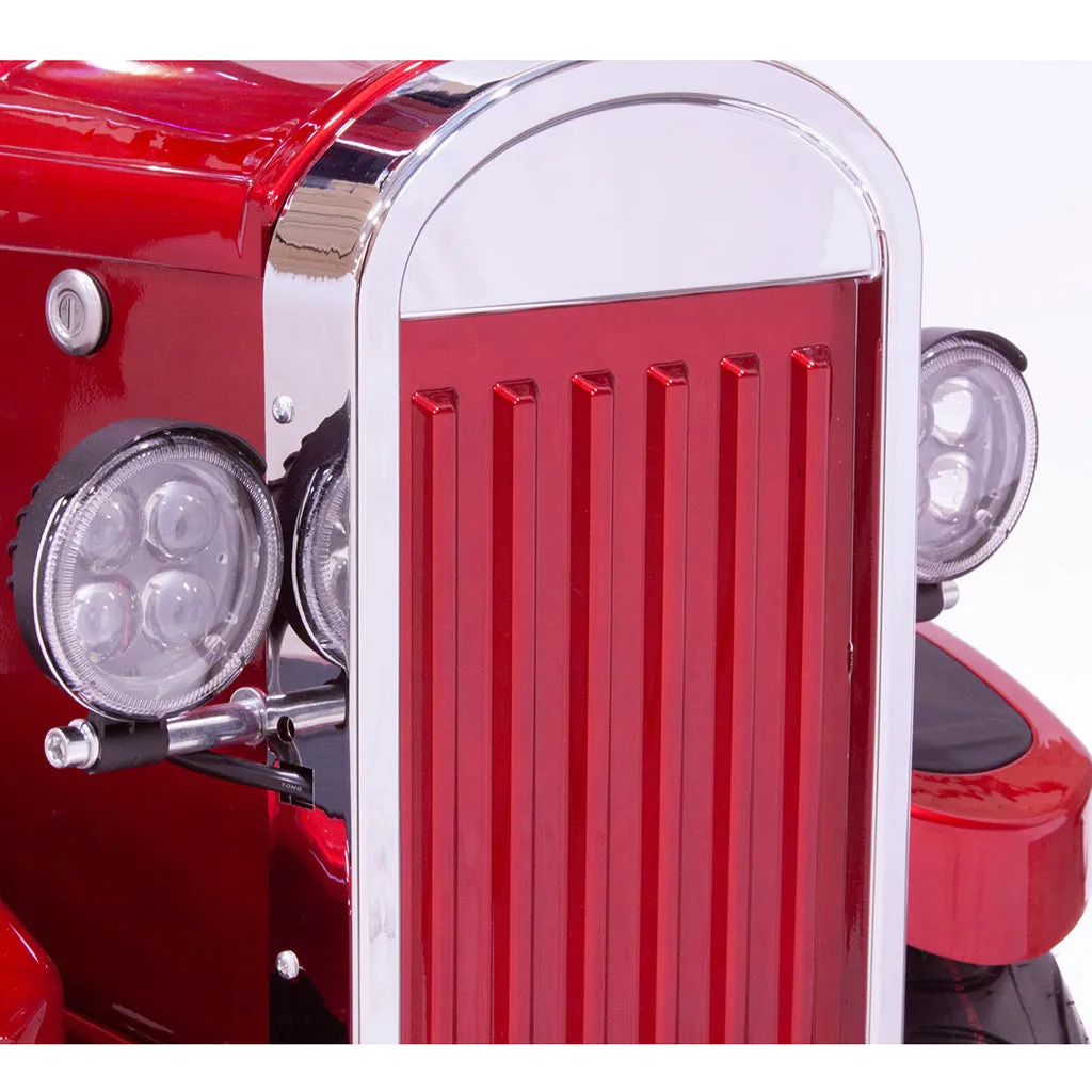 E-Wheels EW-VINTAGE 48V 700W 4-Wheel Mobility Scooter - Vintage Red
