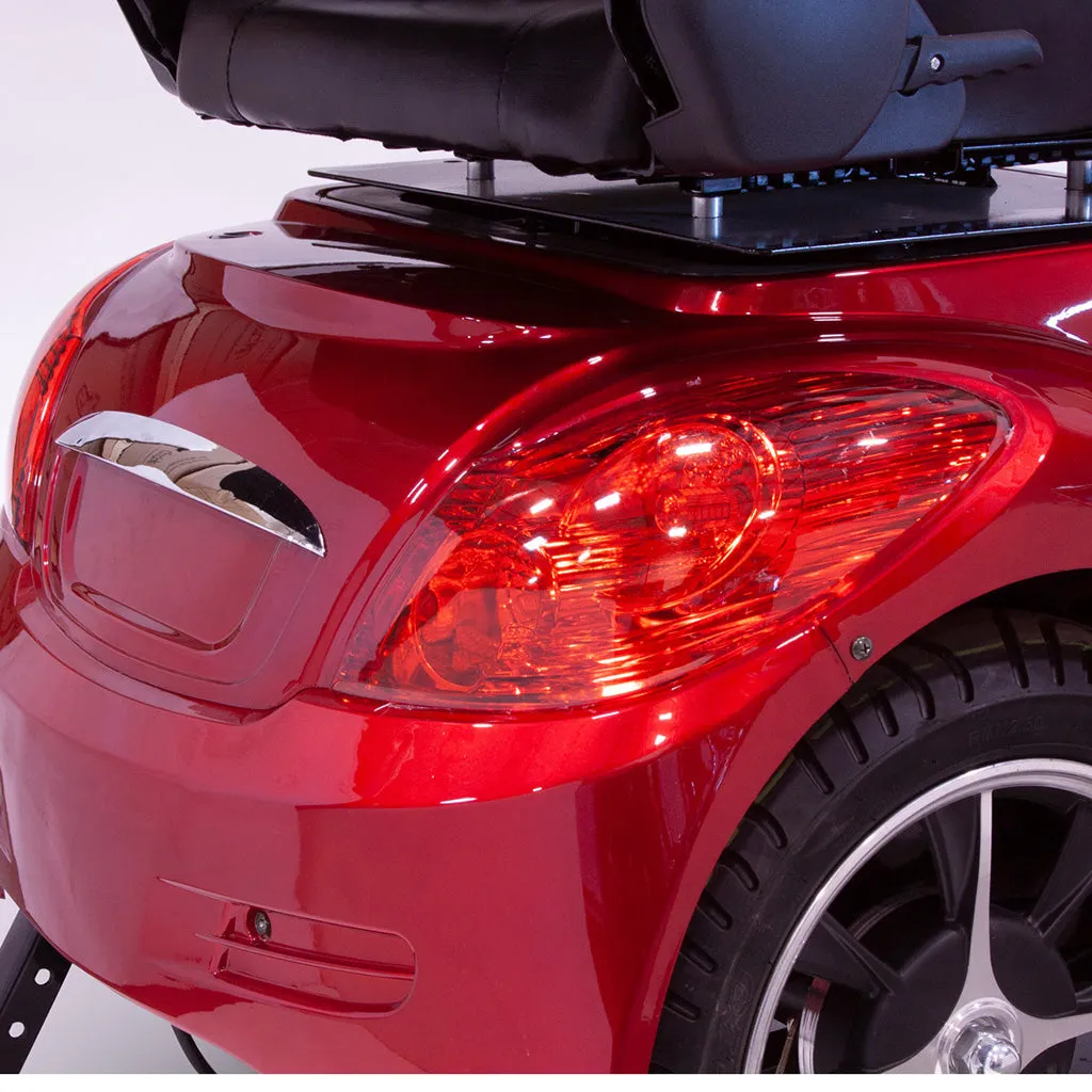 E-Wheels EW-VINTAGE 48V 700W 4-Wheel Mobility Scooter - Vintage Red