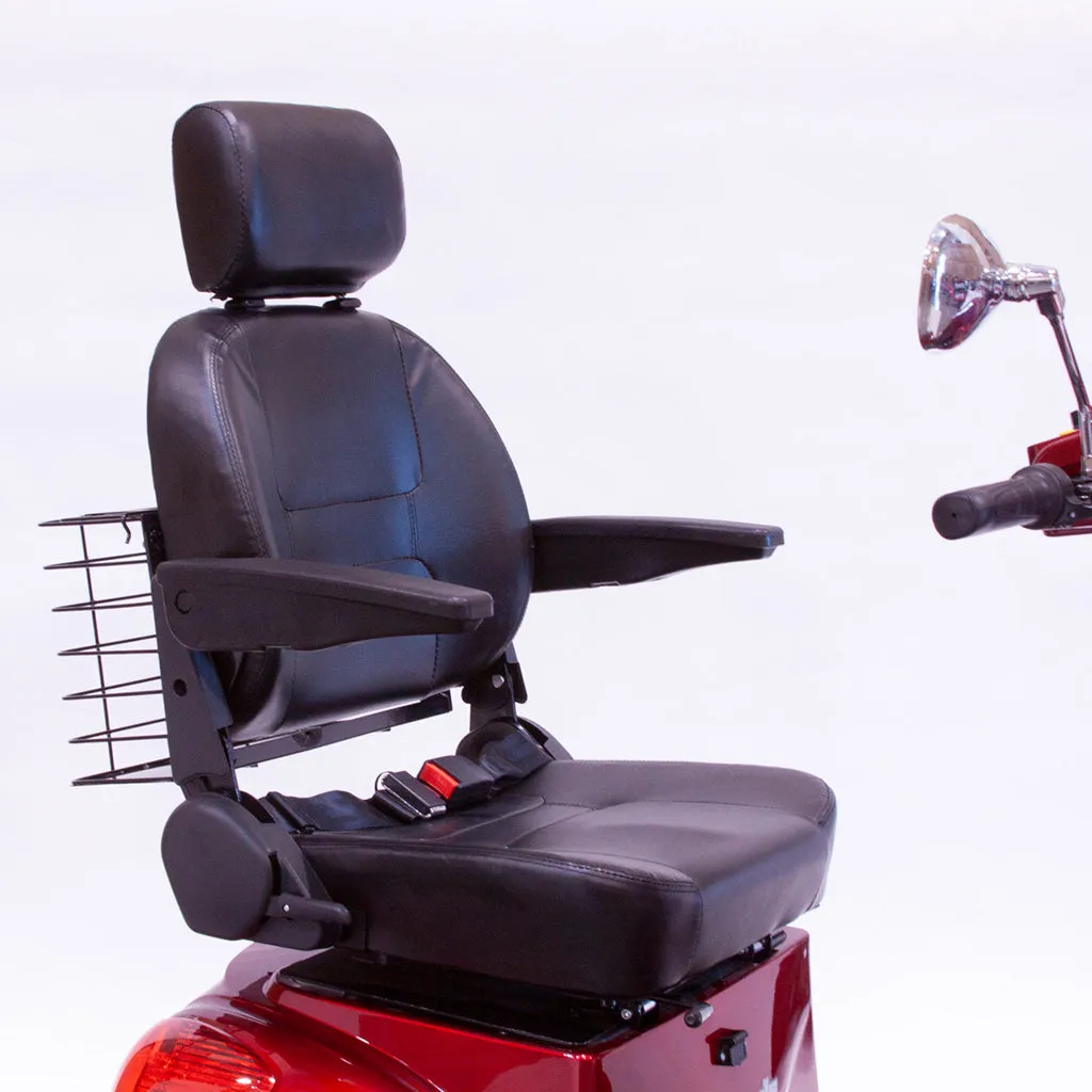 E-Wheels EW-VINTAGE 48V 700W 4-Wheel Mobility Scooter - Vintage Red