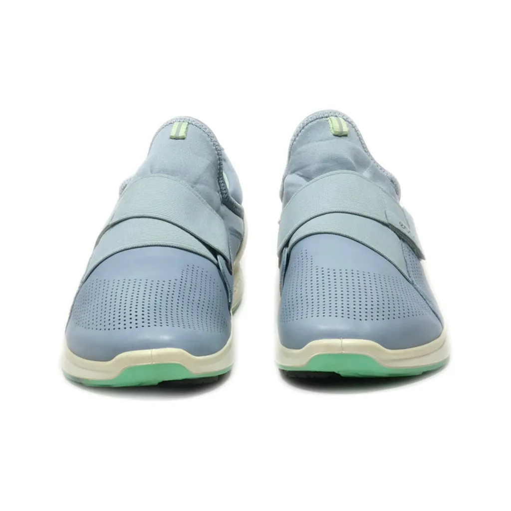 Ecco Slip Ons Nubuck Grey Colour For Women