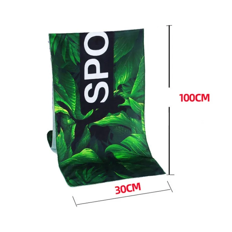 Fitness Cold Towel Outdoor Sports Cooling Quick-Drying Towel, Size: 100 x 30cm(Lightning)