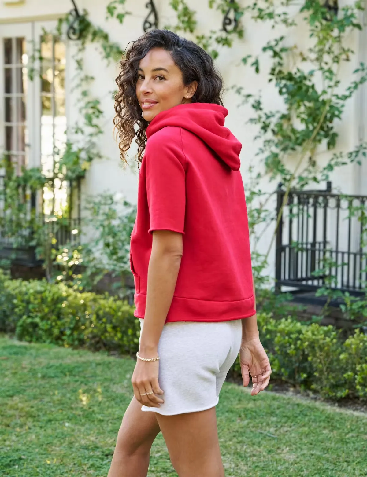 Frank & Eileen - Mel Hoodie in Double Decker Red