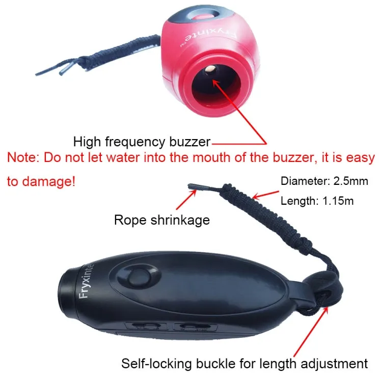 Fryxinte XT-7DS3 Adjustable High Decibel Sports Referee Electronic Whistle Emergency Rescue Training Whistle(Blue)