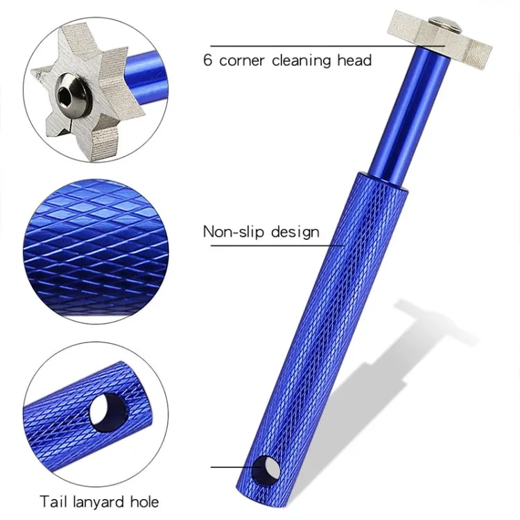 Golf Grooving Head Sharpening Strong Wedge Alloy Tool(Gold)