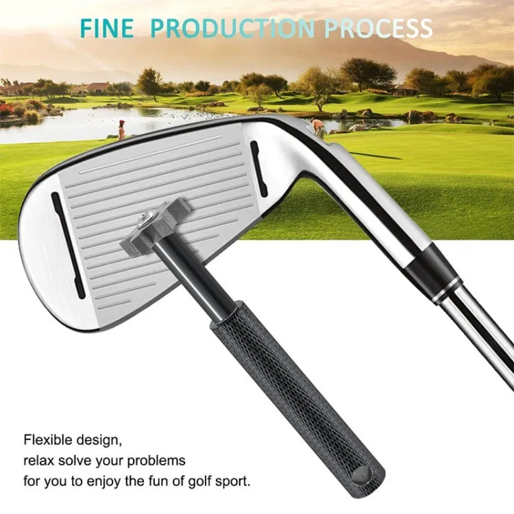 Golf Grooving Head Sharpening Strong Wedge Alloy Tool(Gold)