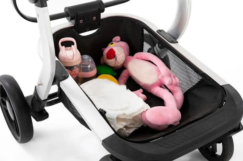 Grey Upgraded Luxury 3-in-1 Baby Stroller