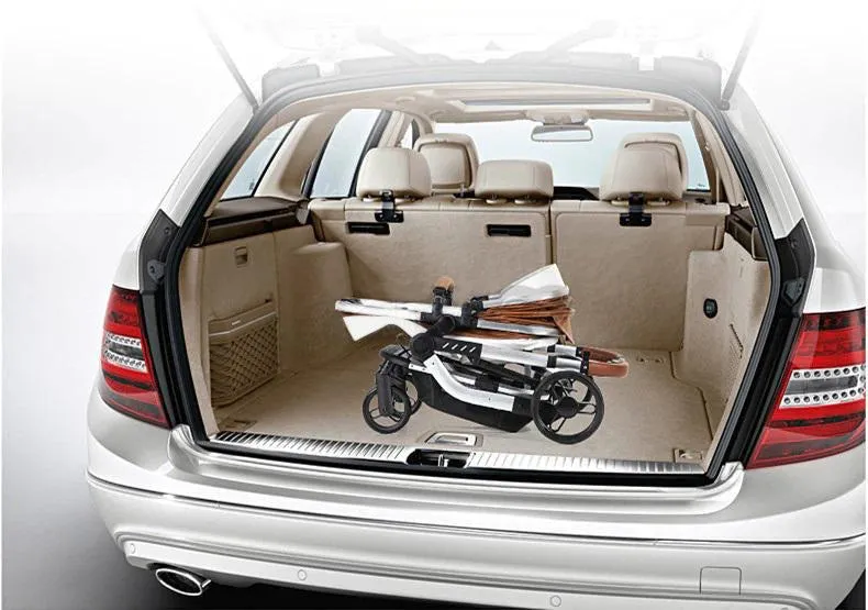 Grey Upgraded Luxury 3-in-1 Baby Stroller