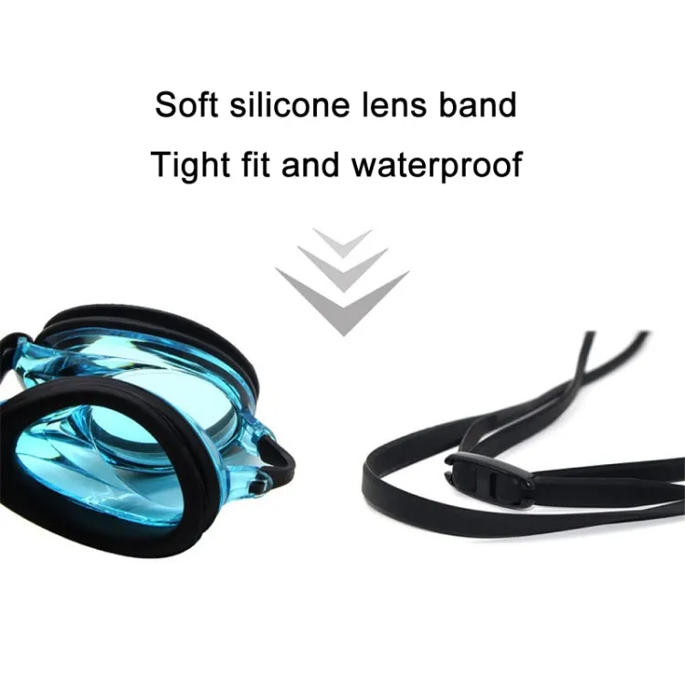 HAIZID Anti-fog Professional Competition Training Swimming Goggles(Transparent Gray)