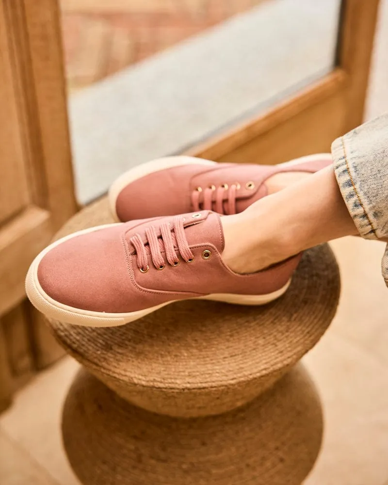 Heart Recycled Vegan Lightweight Sneakers | Blush
