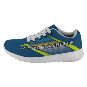 #HighBoltage L.A. Fan Inspired Z Stripe Running Shoes