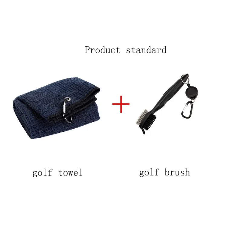 Hook Towel   Club Cleaning Brush Golf Cleaning Set(White)