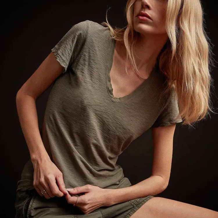 James Perse Casual V-Neck Tee