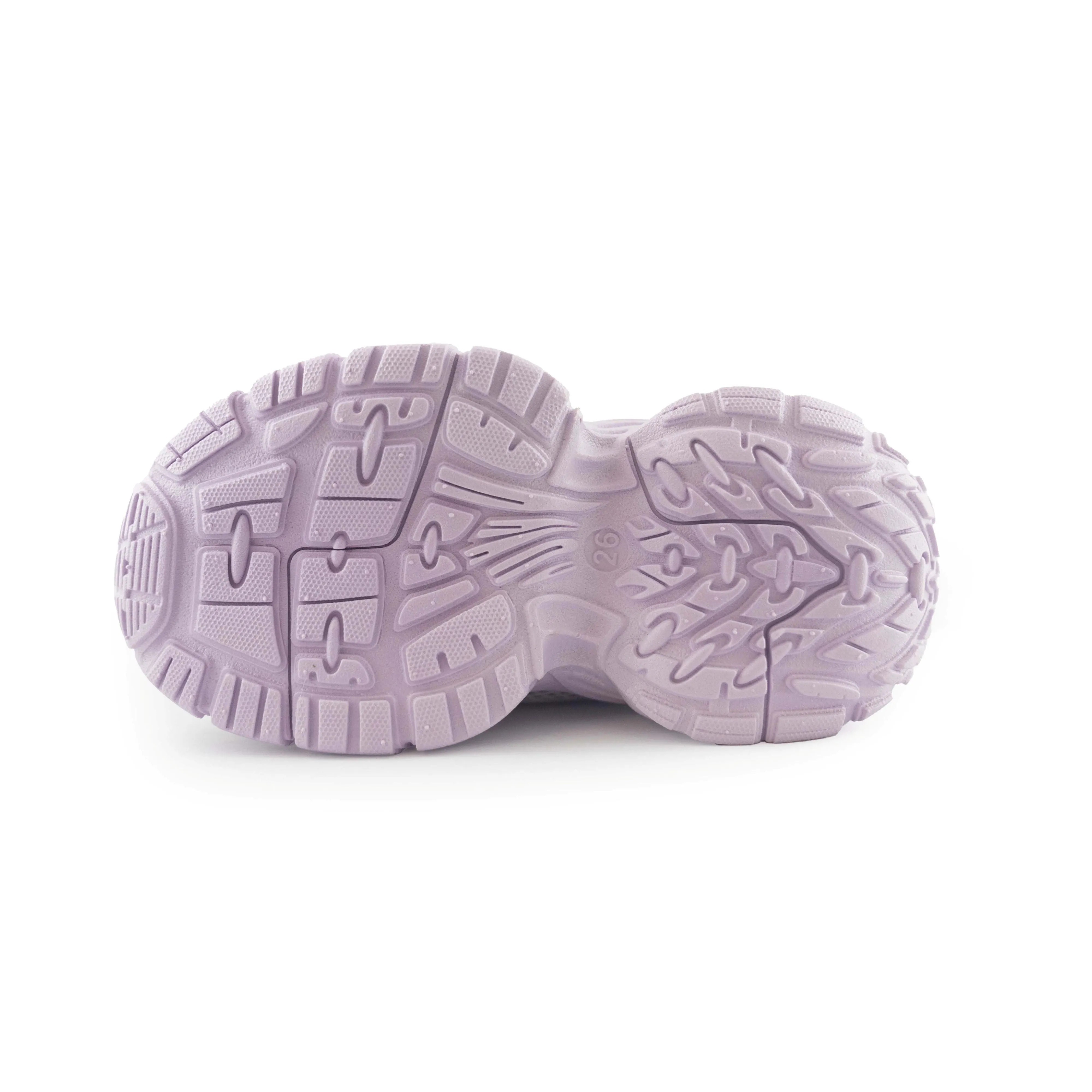 Kids' Chunky Sneakers – K539 Stylish & Comfortable Sport Shoes Purple