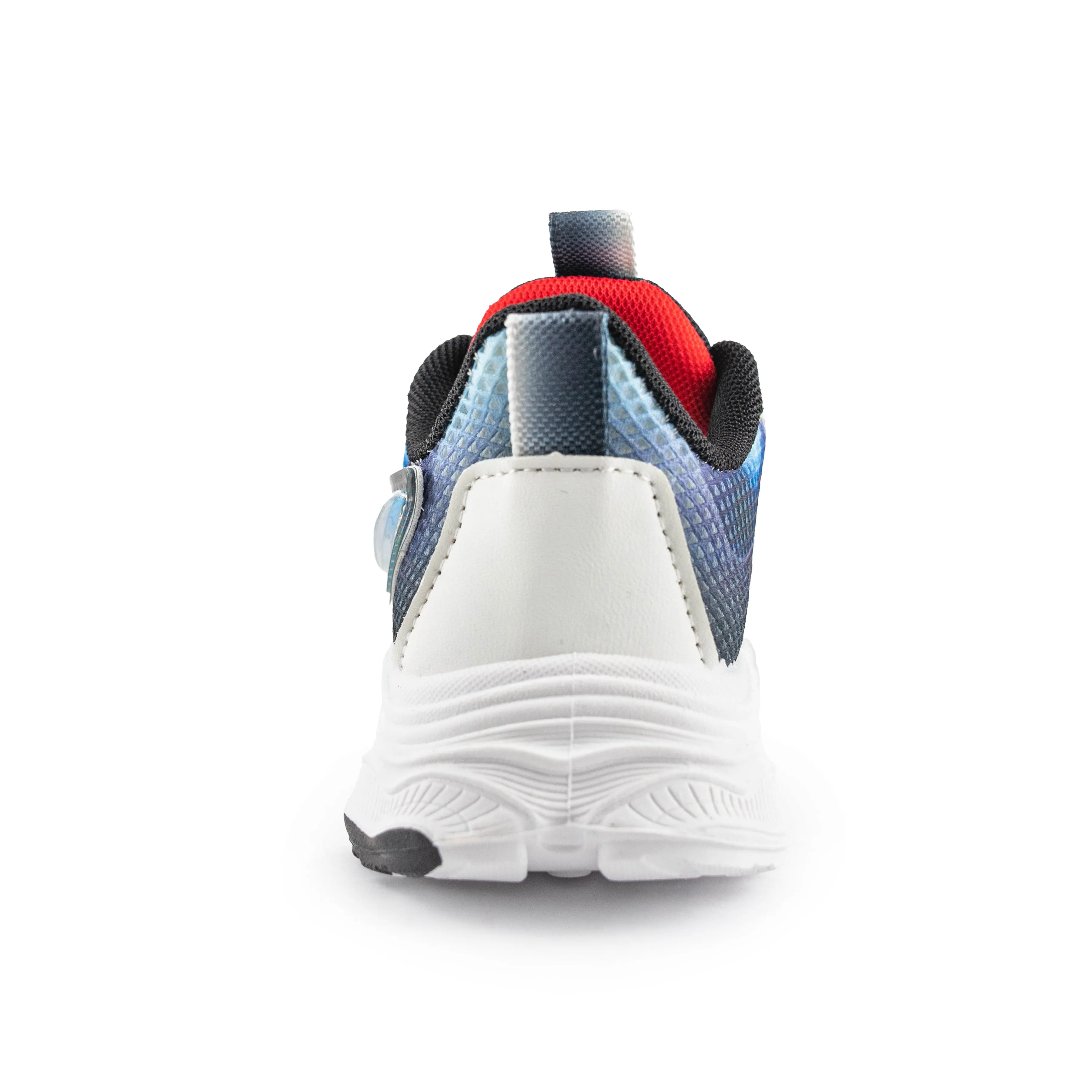 Kid's Rotary buckle Sneakers - Blue/White/Black/Red