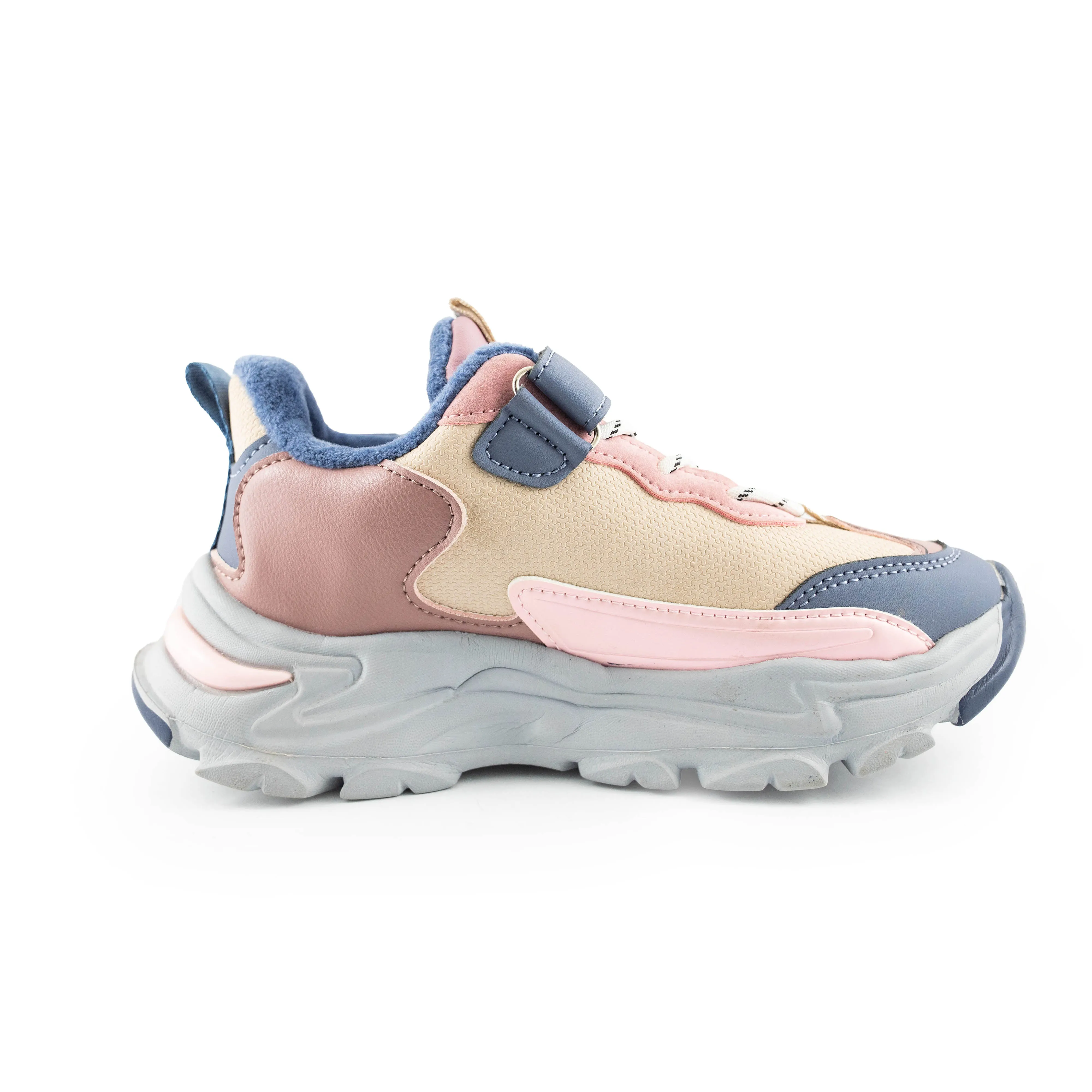Kids' / Youth Life Style Sneaker - C8006 Pastel pink/Blue/Beige